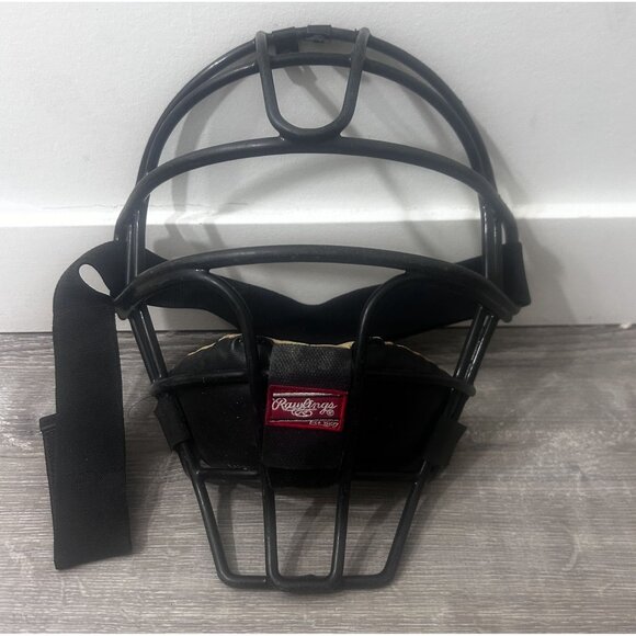 Rawlings Baseball & Softball Catchers/Umpires Mask Face Shield Black - Picture 4 of 9